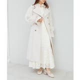 チュールレイヤードトレンチコート | MAJESTIC LEGON  | 詳細画像10 