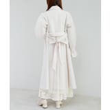 チュールレイヤードトレンチコート | MAJESTIC LEGON  | 詳細画像11 