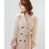 チュールレイヤードトレンチコート | MAJESTIC LEGON  | 詳細画像17 