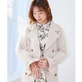 アイボリー | チュールレイヤードトレンチコート | MAJESTIC LEGON 