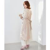 ベージュ | チュールレイヤードトレンチコート | MAJESTIC LEGON 