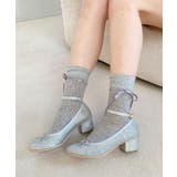 ラメリボンパンプス | MAJESTIC LEGON  | 詳細画像6 