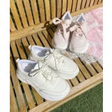 ピンク | 厚底2WAYリボンスニーカー | MAJESTIC LEGON