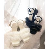 チュール×パール厚底サンダル | MAJESTIC LEGON  | 詳細画像12 