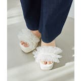 チュール×パール厚底サンダル | MAJESTIC LEGON  | 詳細画像5 