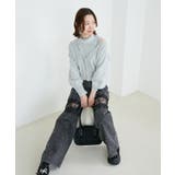 タートルニットセットシャギーカーデ | MAJESTIC LEGON  | 詳細画像11 