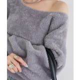 ブルーグレー | ∞チョーカーセットシャギーニット | MAJESTIC LEGON 