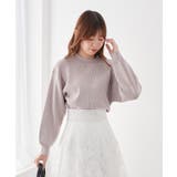 ピンク | ボリュームスリーブニット | MAJESTIC LEGON