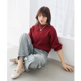 ボルドー | ボリュームスリーブニット | MAJESTIC LEGON