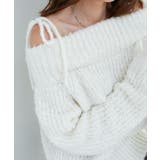 ◎レースリボンオフショルニット | MAJESTIC LEGON  | 詳細画像10 