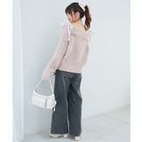 ◎レースリボンオフショルニット | MAJESTIC LEGON  | 詳細画像14 