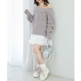 ◎レースリボンオフショルニット | MAJESTIC LEGON  | 詳細画像20 