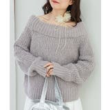 ◎レースリボンオフショルニット | MAJESTIC LEGON  | 詳細画像22 