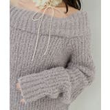 ◎レースリボンオフショルニット | MAJESTIC LEGON  | 詳細画像25 