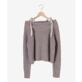 ◎レースリボンオフショルニット | MAJESTIC LEGON  | 詳細画像28 