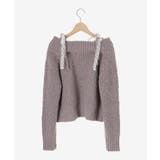 ◎レースリボンオフショルニット | MAJESTIC LEGON  | 詳細画像29 