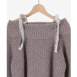 ◎レースリボンオフショルニット | MAJESTIC LEGON  | 詳細画像30 