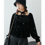 ブラック柄 | チョーカーセットベロアトップス | MAJESTIC LEGON 