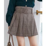 ベルトセットプリーツミニスカパン | MAJESTIC LEGON  | 詳細画像12 