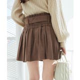 ベルトセットプリーツミニスカパン | MAJESTIC LEGON  | 詳細画像7 