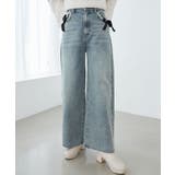 ブルー | バリエデザインデニムパンツ | MAJESTIC LEGON 