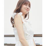 フリルショルダーレースアップワンピ | MAJESTIC LEGON  | 詳細画像15 