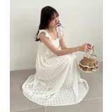 フリルショルダーレースアップワンピ | MAJESTIC LEGON  | 詳細画像19 