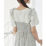 フリルショルダーレースアップワンピ | MAJESTIC LEGON  | 詳細画像39 