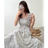 フリルショルダーレースアップワンピ | MAJESTIC LEGON  | 詳細画像41 