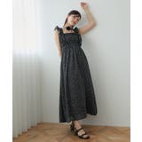 フリルショルダーレースアップワンピ | MAJESTIC LEGON  | 詳細画像42 