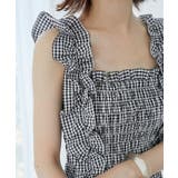 フリルショルダーレースアップワンピ | MAJESTIC LEGON  | 詳細画像9 