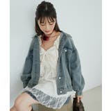 オーバーサイズデニムジャケット | MAJESTIC LEGON  | 詳細画像12 