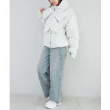 リボンマフラーセット中綿ブルゾン | MAJESTIC LEGON | 詳細画像11