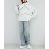 リボンマフラーセット中綿ブルゾン | MAJESTIC LEGON | 詳細画像12