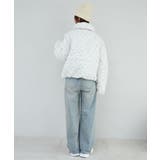 リボンマフラーセット中綿ブルゾン | MAJESTIC LEGON | 詳細画像13