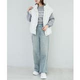 リボンマフラーセット中綿ブルゾン | MAJESTIC LEGON | 詳細画像18