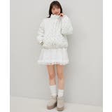 リボンマフラーセット中綿ブルゾン | MAJESTIC LEGON | 詳細画像9