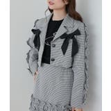 ブローチセットホイップフリルジャケット | MAJESTIC LEGON  | 詳細画像34 