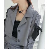 ブローチセットホイップフリルジャケット | MAJESTIC LEGON  | 詳細画像5 