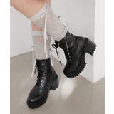 ブラック | レースアップショートブーツ | MAJESTIC LEGON 