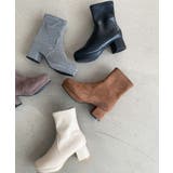 シルバー | フカフカヒールストレッチブーツ | MAJESTIC LEGON