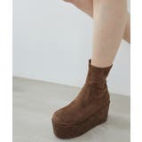 厚底ストレッチショートブーツ | MAJESTIC LEGON  | 詳細画像14 