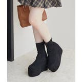 厚底ストレッチショートブーツ | MAJESTIC LEGON  | 詳細画像21 