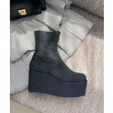 厚底ストレッチショートブーツ | MAJESTIC LEGON  | 詳細画像24 