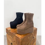 ブラウン | 厚底ストレッチショートブーツ | MAJESTIC LEGON 