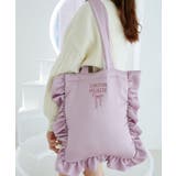 サテンフリルロゴトート | MAJESTIC LEGON  | 詳細画像3 