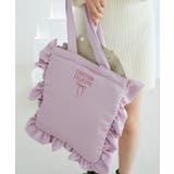 サテンフリルロゴトート | MAJESTIC LEGON  | 詳細画像4 