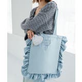 サテンフリルロゴトート | MAJESTIC LEGON  | 詳細画像6 