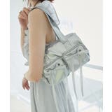 シルバー | シャイニーリボンバッグ | MAJESTIC LEGON 