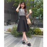 柄Ｃ | バックレースアップフレアスカート | MAJESTIC LEGON 
